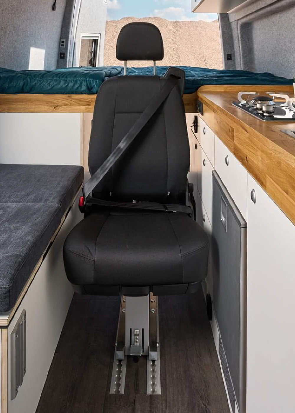 Einzelsitz im Van